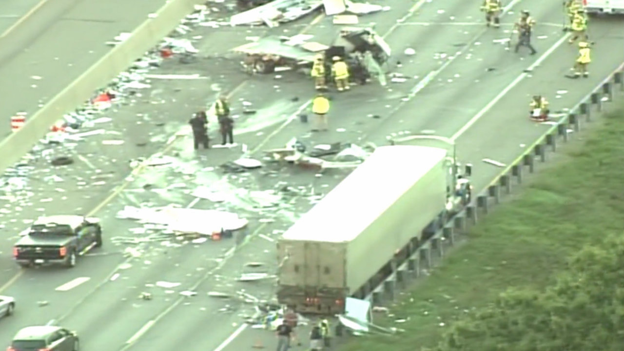 EB I96 reopens at US23 after crash involving semitrucks
